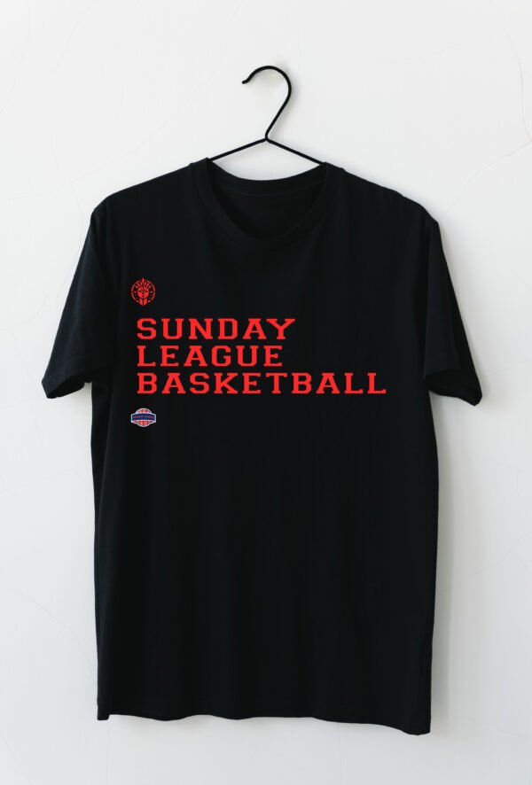 Tee-shirt noir Sunday League